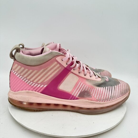 Nike Lebron X John Elliot Icon Quick Men Size 13 AQ0114-600 Strike Pink Shoes - Picture 4 of 11